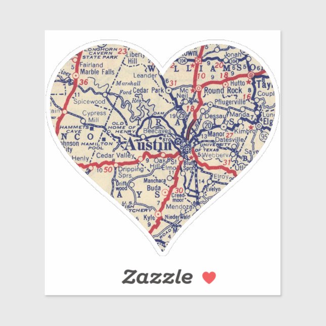 Austin Texas 1941 Map (Sheet)