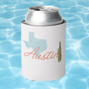 Austin Texas Bachelorette Girls Club Can Cooler