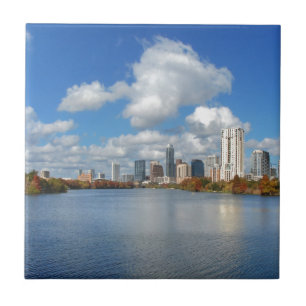 Austin Texas Boardwalk - Ladybird Lake - Skyline Tile