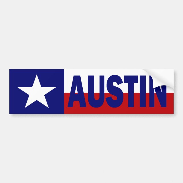 Austin, Texas Bumper Sticker (Front)