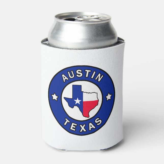 Austin Texas Can Cooler (Can Front)