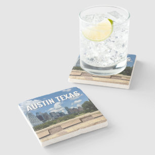 Austin Texas City Skyline Photography Stone Coaster