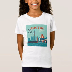 Austin, Texas Congress Avenue Bridge T-Shirt