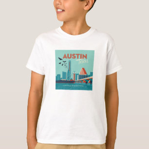 Austin, Texas Congress Avenue Bridge T-Shirt