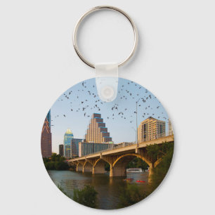 Austin, Texas Congress Bridge Bats Key Ring