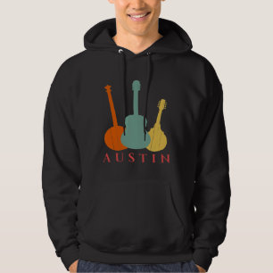 Austin Texas Distressed Music Hoodie