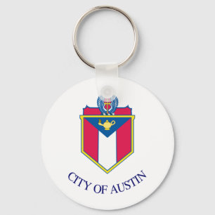 Austin (Texas) flag Keychain