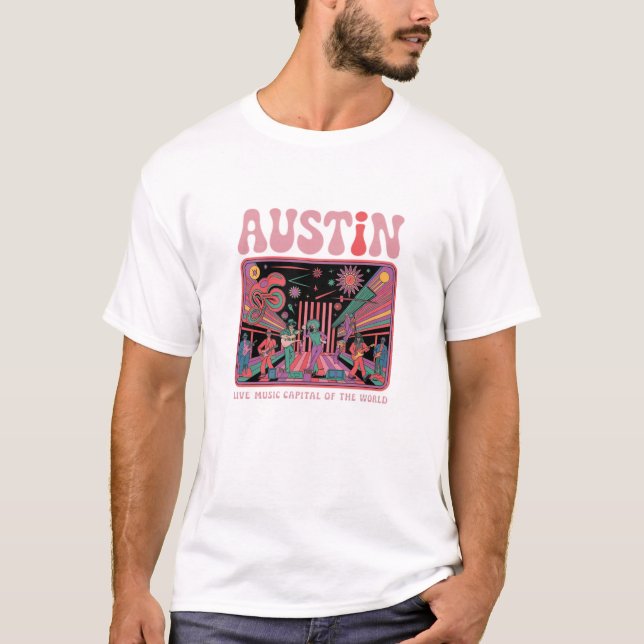Austin Texas Gift Idea T-Shirt (Front)