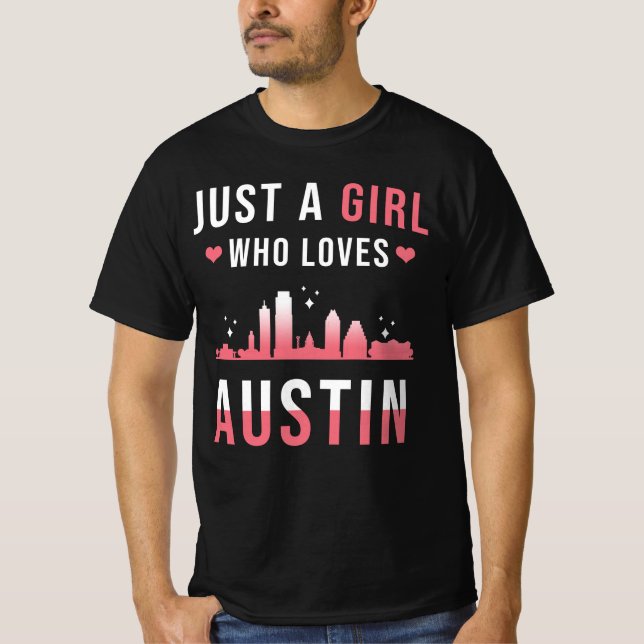 Austin Texas Girl T-Shirt (Front)