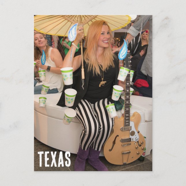 Austin, Texas Halloween Costume Party Postcard (Front)