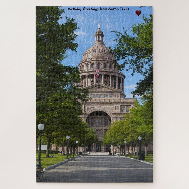 Austin Texas Jigsaw Puzzle (Vertical)