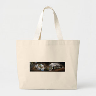 Austin Texas Lady Bird Lake Trail Runner Large Tote Bag
