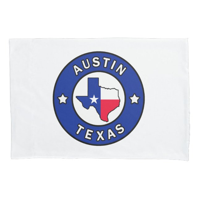Austin Texas Pillowcase (Front)