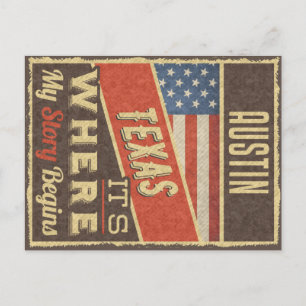 Austin Texas Postcard