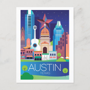 Austin, Texas Postcard