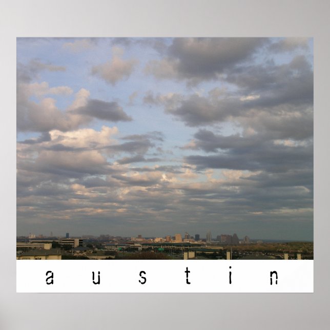 Austin, Texas  Poster (Front)
