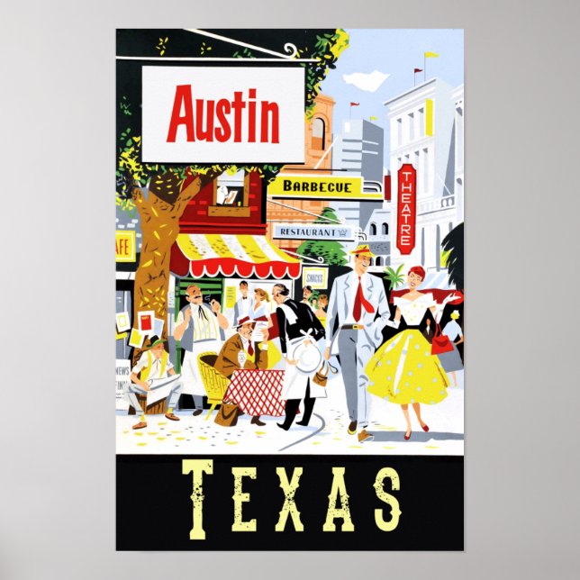 Austin, Texas Poster (Front)