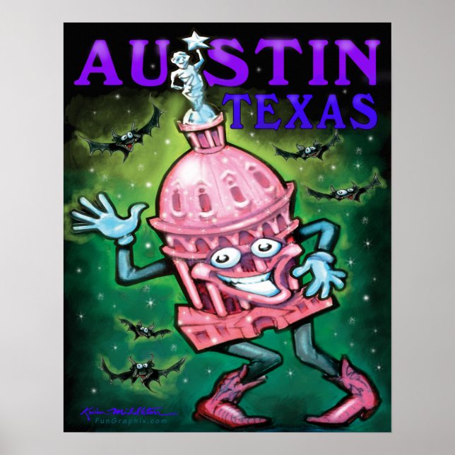 Austin Texas Poster (Front)