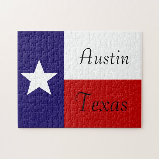 Austin Texas Poster Jigsaw Puzzle (Horizontal)