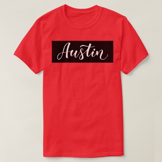 Austin Texas Raised Me 1 T-Shirt (Design Front)