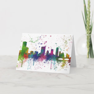 AUSTIN TEXAS SKYLINE CARD