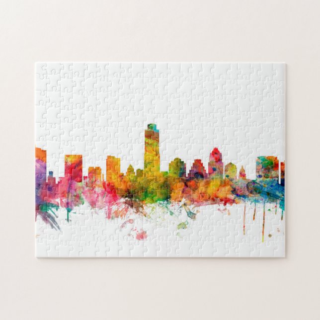 Austin Texas Skyline Jigsaw Puzzle (Horizontal)