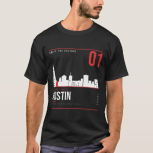 Austin Texas Skyline ShiftTape Vol 01 T-Shirt