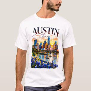 Austin Texas Skyline T-Shirt