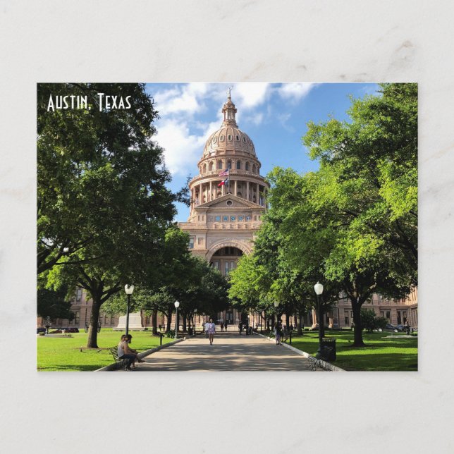 Austin Texas State Capital Building Postcard (Front)