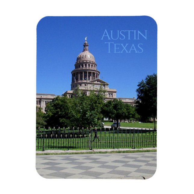 Austin Texas State Capitol Building Magnet (Vertical)