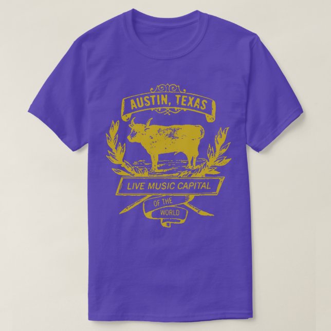 Austin Texas T-Shirt (Design Front)