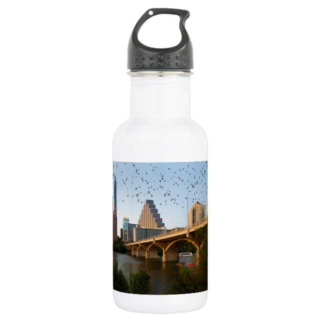 Austin, Texas with Bats 532 Ml Water Bottle (Front)