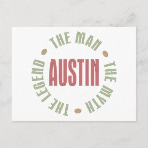 Austin the Man the Myth the Legend Postcard