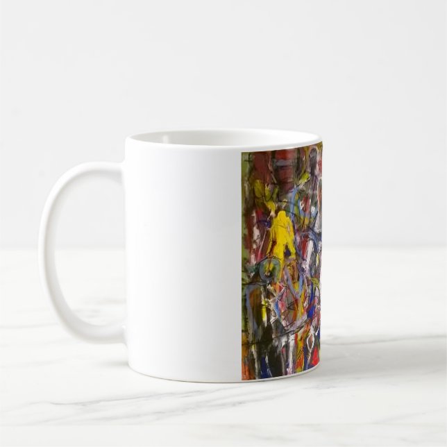 Austin Underground Abstract Hankamer Artjunkhaus Coffee Mug (Left)