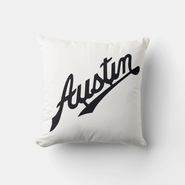 Austin Vintage Car badge Cushion (Front)