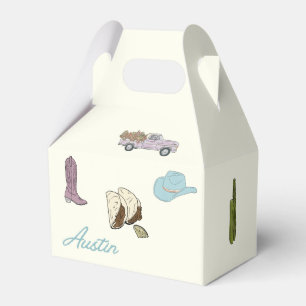 Austin Wedding Favour Box