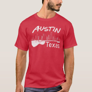 Austineas Souvenir Guitar Music Lover Men Austin S T-Shirt