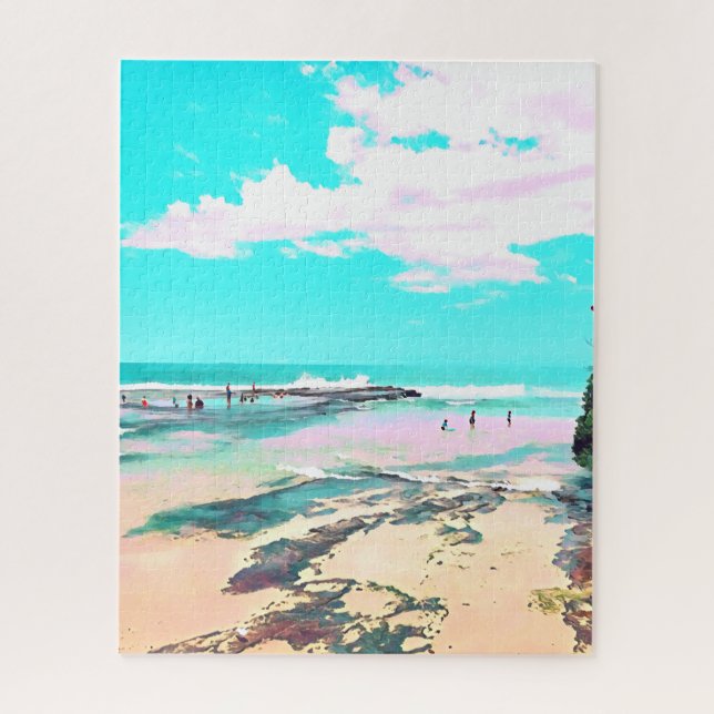 Austinmer Beach NSW South Coast Jigsaw Puzzle (Vertical)