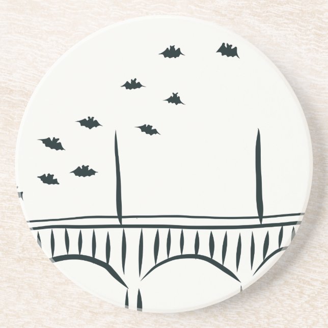 Austin's Congress Bridge Coaster (Front)