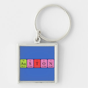 Auston periodic table name keyring