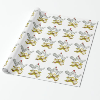 Austra White Family Wrapping Paper