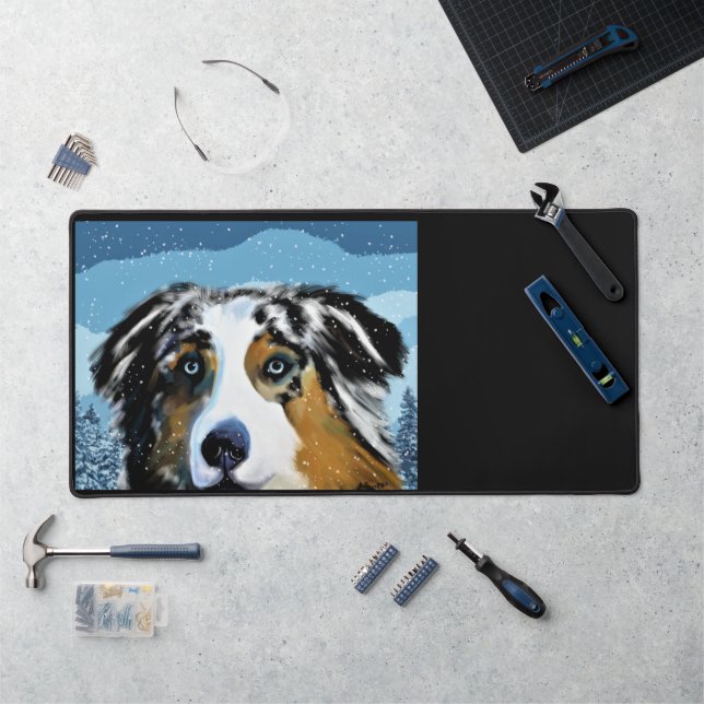 AUSTRALAN SHEPHERD   DESK MAT (Workstation)
