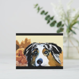 AUSTRALAN SHEPHERD POSTCARD