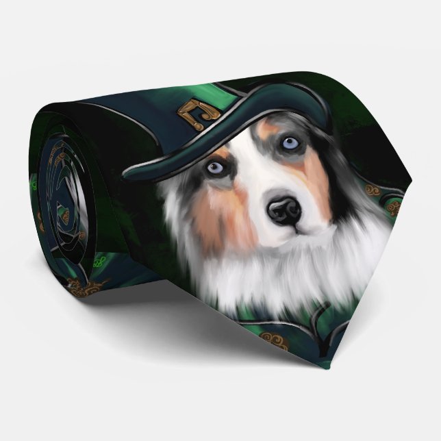 AUSTRALAN SHEPHERD   TIE (Rolled)