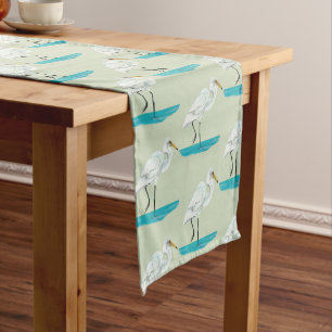 Australasian crested grebe Puteketeke Short Table Runner