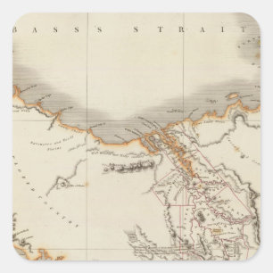 Australia 12 square sticker