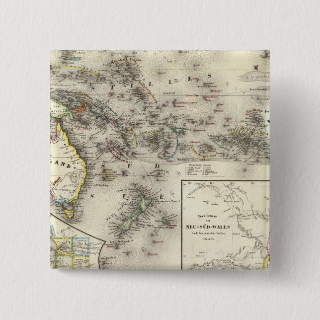 Australia 15 Cm Square Badge (Front)