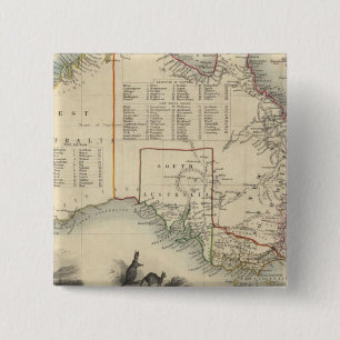 Australia 5 15 cm square badge