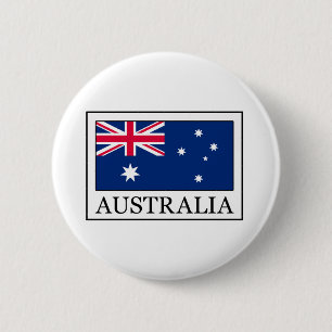 Australia 6 Cm Round Badge