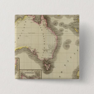 Australia 9 15 cm square badge